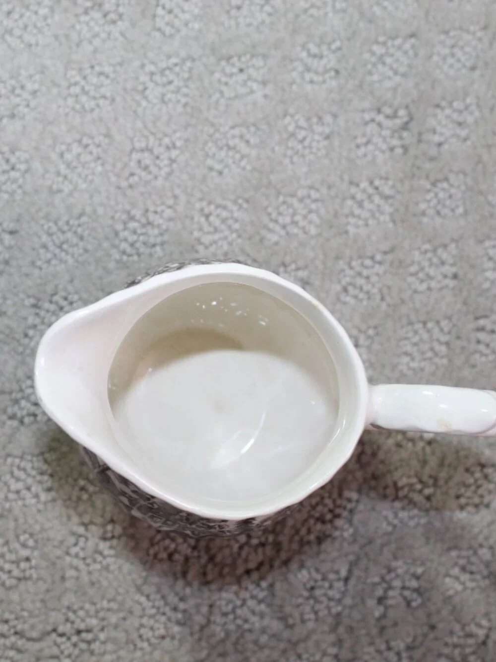 Vintage Royal Mail Staffordshire Ware Brown & Ivory Colored Creamer